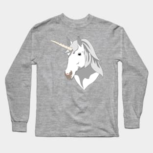 Unicorn Head Long Sleeve T-Shirt